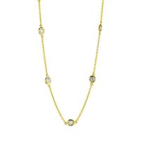 Collana Gazzola Gioielli Donna in Oro Diamante GI-2008-16-2-F-VS/SI0.01